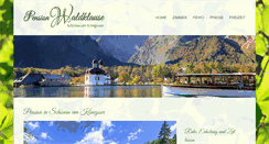 Desktop Screenshot of pension-waldklause.de