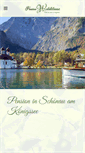 Mobile Screenshot of pension-waldklause.de